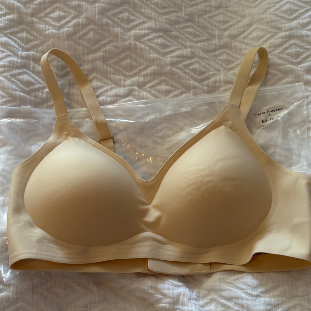 Seamless Beige Bra